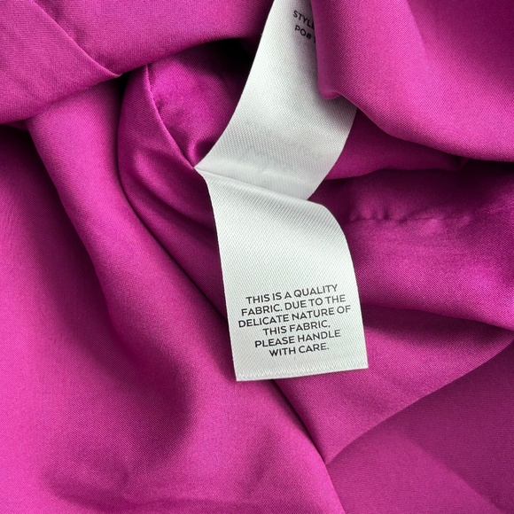 NWT Lulus Feeling Sensational Hot Pink and Magenta Color Block Midi Dress sz S - Picture 8 of 13